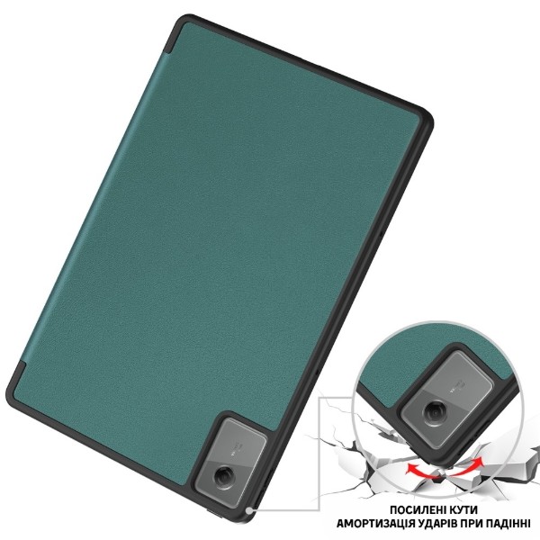 Фото - Чехол для планшета BeCover Flexible TPU Mate с креплением for Lenovo Idea Tab/K11 (2nd Gen) TB336/Xiaoxin Pad (2025) 11" Dark Green (715632)